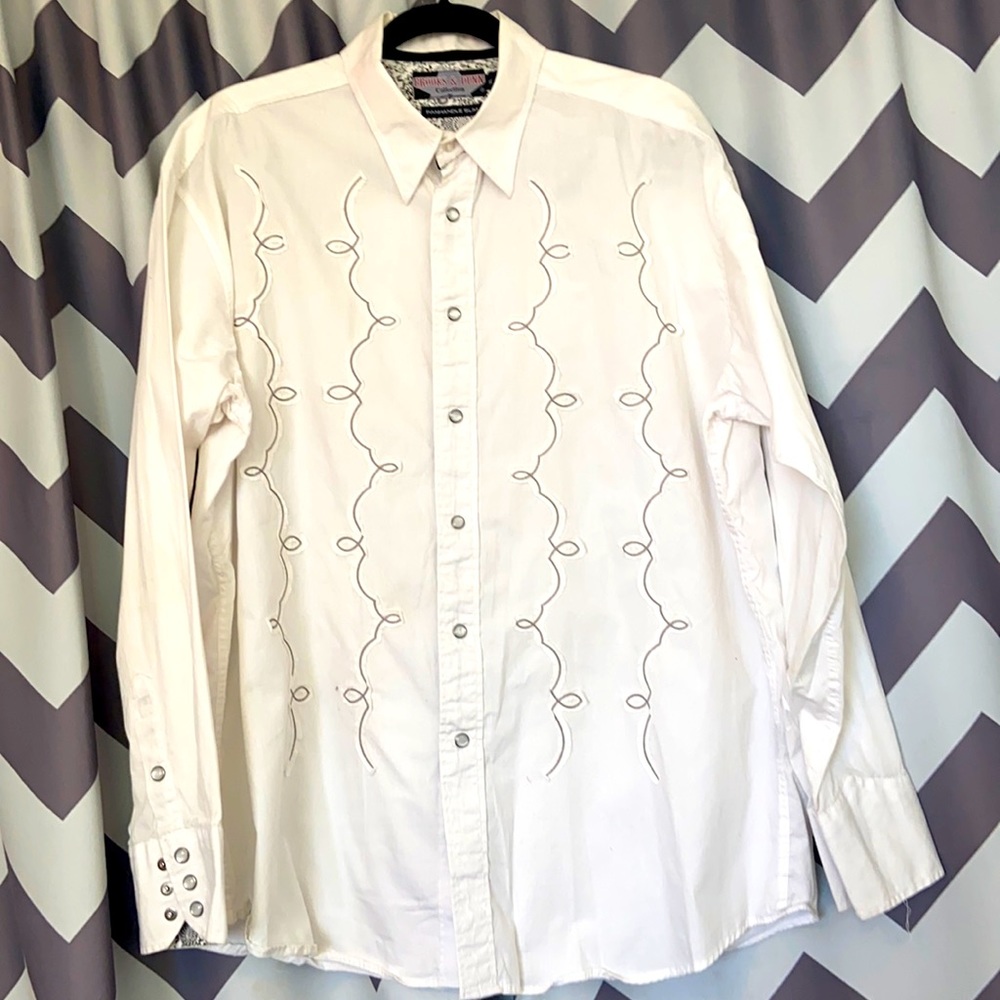 Long sleeve Cowboy embroidered shirt